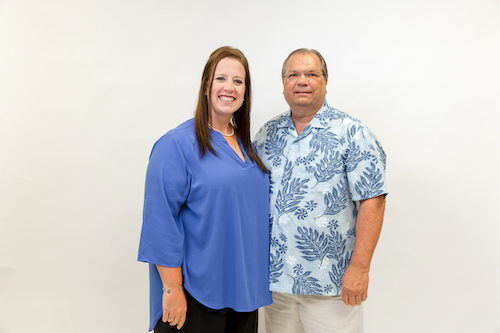 Picture of a female and male smiling. 
Heritage Program for Senior Adults